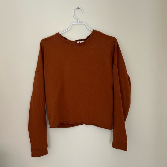 Knix Women's Crew Neck Sweater - Rust Brown - Picture 1 of 5